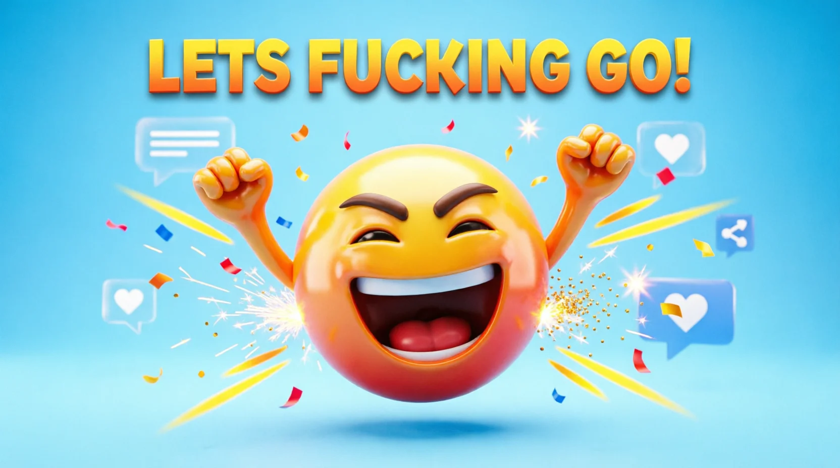Let’s Fucking Go Emoji