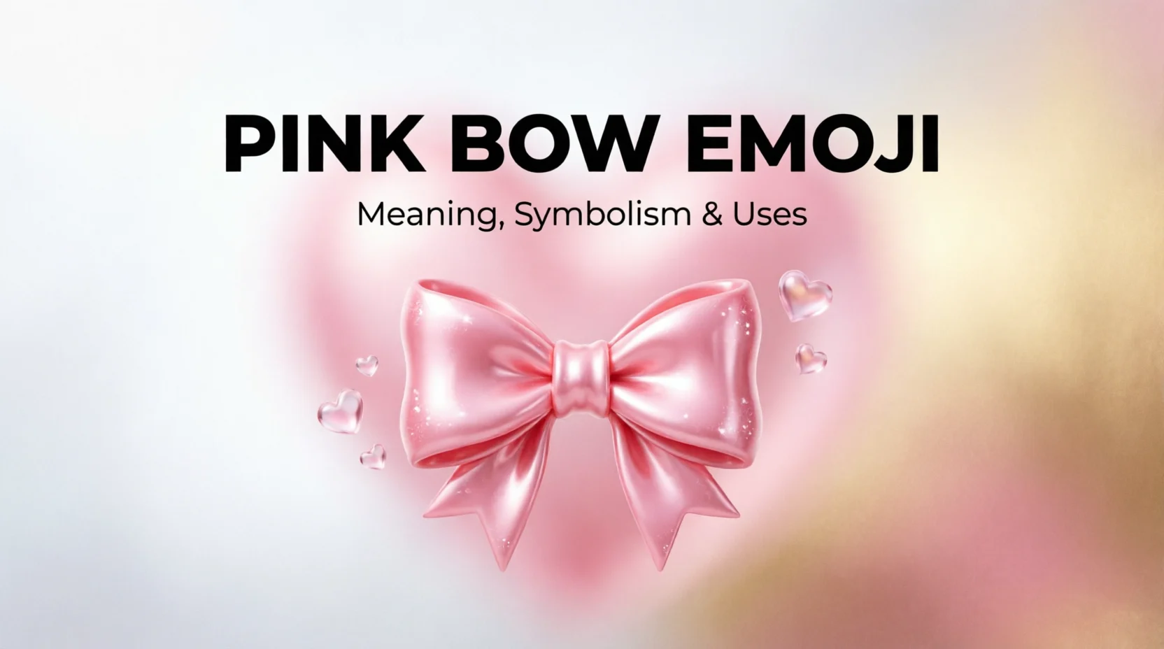 Pink Bow Emoji