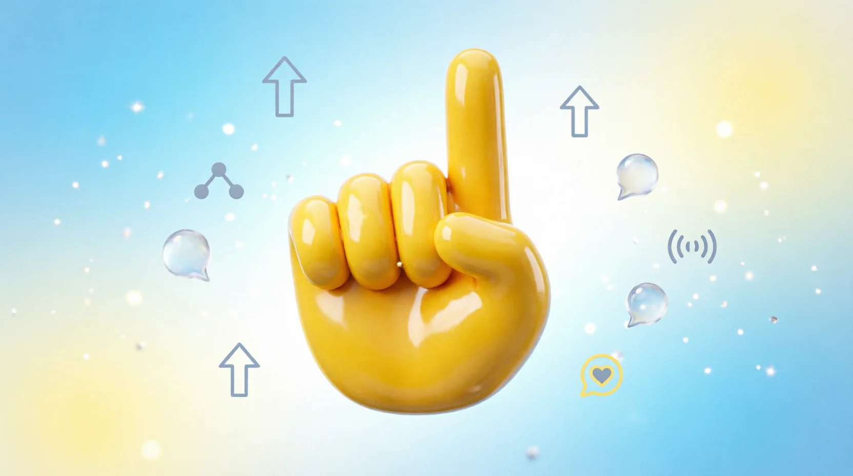 Point Up Emoji