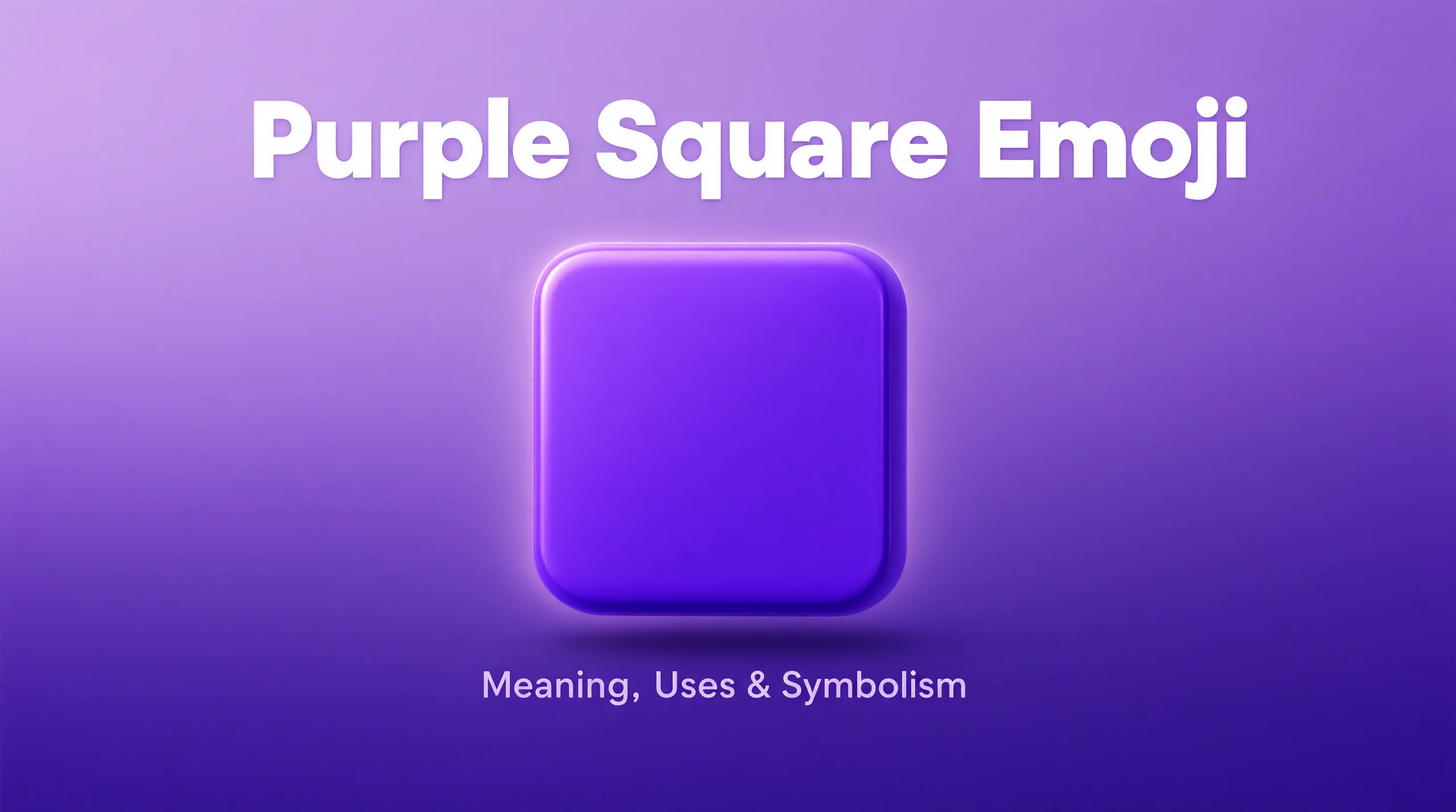 Purple Square Emoji