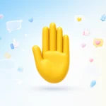 Raised Hand Emoji