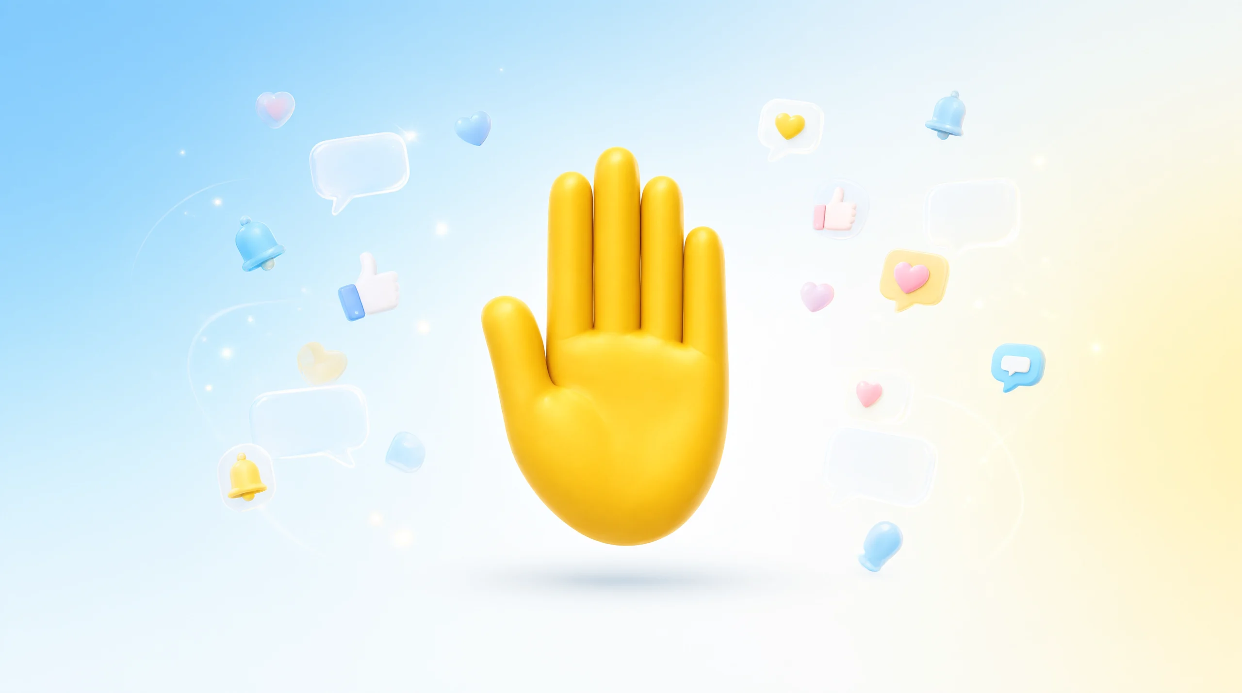 Raised Hand Emoji